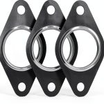 HABIIID Stainless Steel Turbo Wastegate Gasket Set 35mm/38mm Universal-0