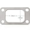 Tesnaao Turbocharger Turbine Flange Gasket Stainless Steel 2pcs Set-1