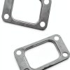 Tesnaao Turbocharger Turbine Flange Gasket Stainless Steel 2pcs Set-0