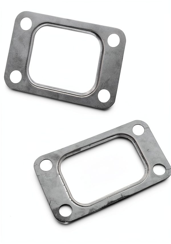 Tesnaao Turbocharger Turbine Flange Gasket Stainless Steel 2pcs Set-0